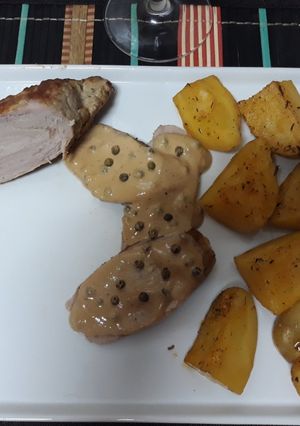Foto principal de Solomillo de cerdo a la pimienta verde