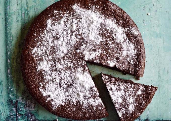 Simple Way to Prepare Speedy Flourless Chocolate Cake