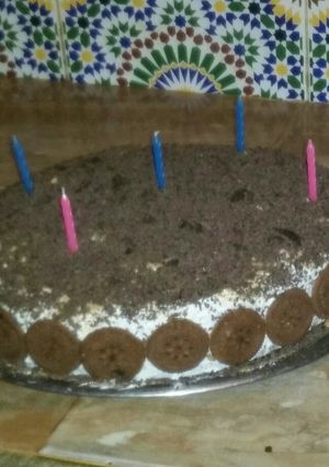 صورة لوصفة حلوى لا كريم بطبقات