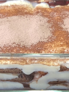 Una foto de Tiramisú descafeinado