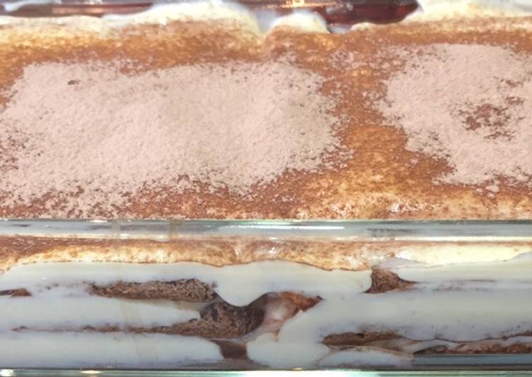 Tiramisú descafeinado