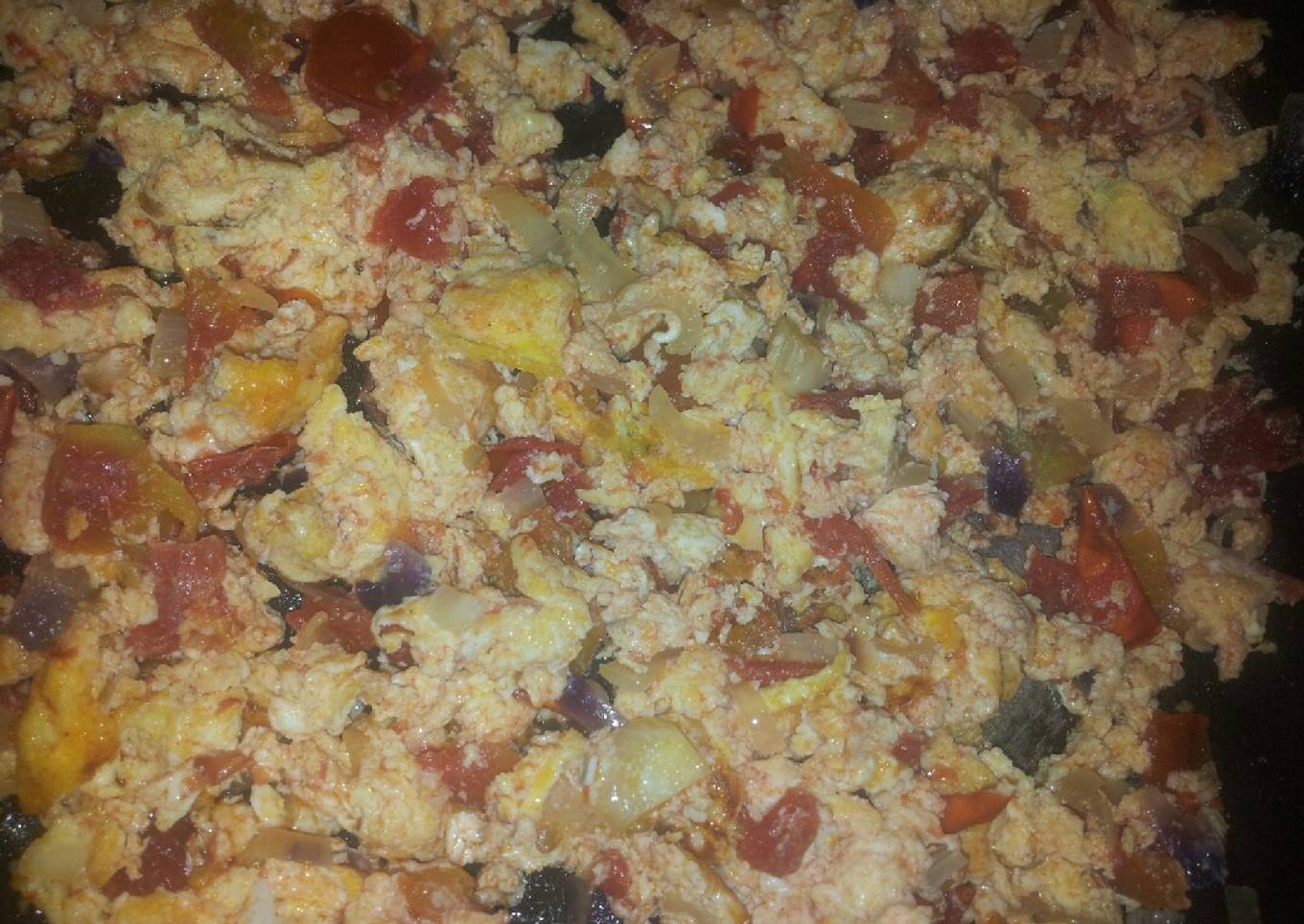 Scrambled eggs #theme challange