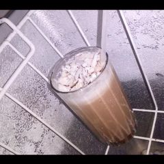 Cold chocolate drink A picture of Cold chocolate drink.