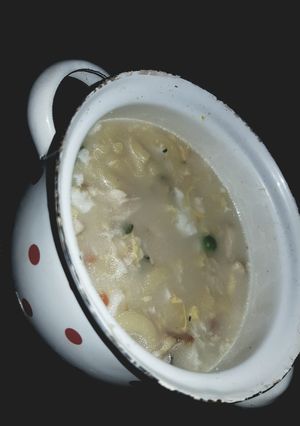 Foto resep Macaroni Chicken Cream Soup