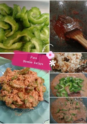 Foto resep Pare Bumbu Kelapa