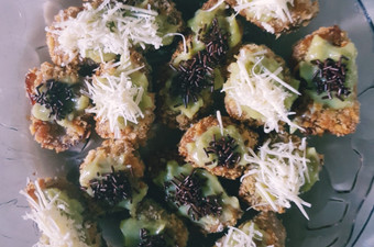 Cara Bikin Banana Nugget with Vla Matcha Choco n' Cheese Praktis