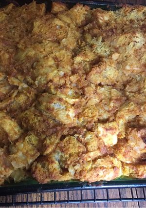 A picture of Punkin pie bread pudding (I).