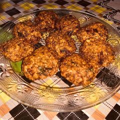 A picture of Green gram dal vada.
