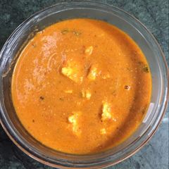 A picture of Oil and butter free paneer butter masala.