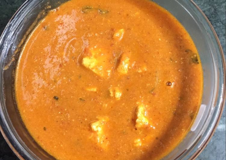 Recipe of Award-winning Oil and butter free paneer butter masala