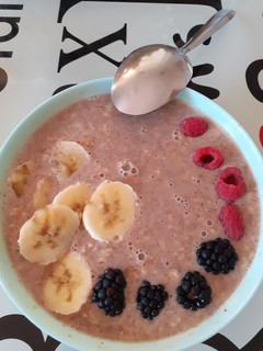 Una foto de Porridge de avena