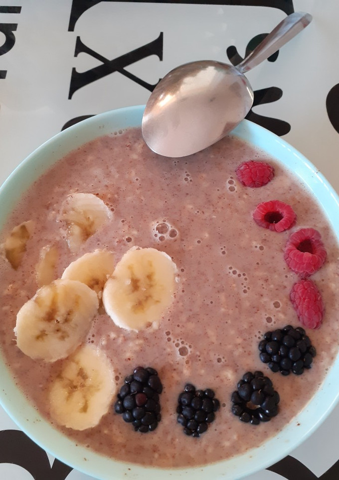 Una foto de Porridge de avena