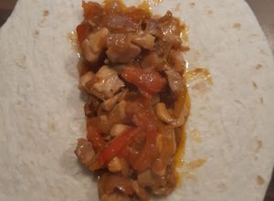 Foto resep Sweet peppers chicken wraps
