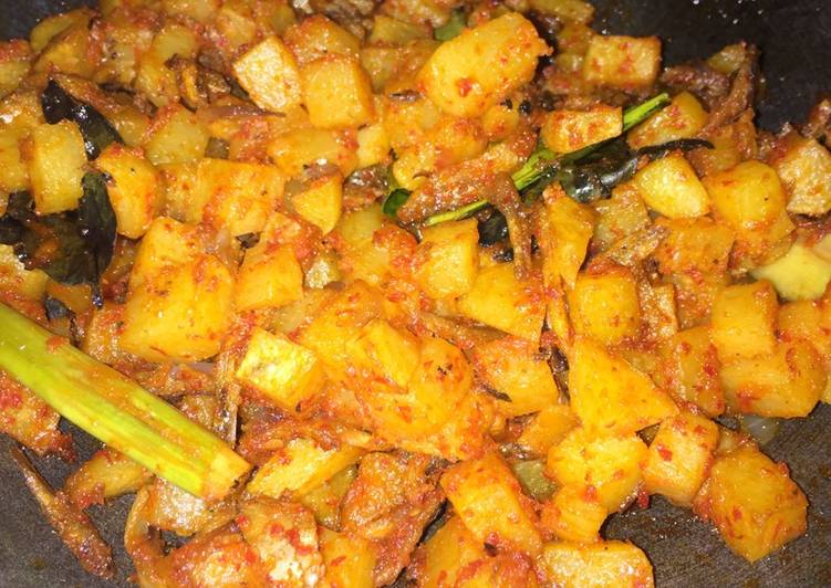 Resep: Sambal goreng kentang teri sederhana yang Gurih