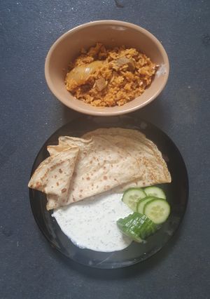 A picture of Spicy Beef Rice Crepe Pancakes.