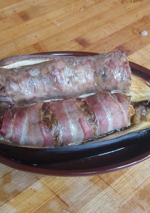 Une photo de Quand l'aubergine fait l'andouille