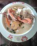 Sopa de jaiba hondureña