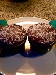 Una foto de Soufflé de chocolate
