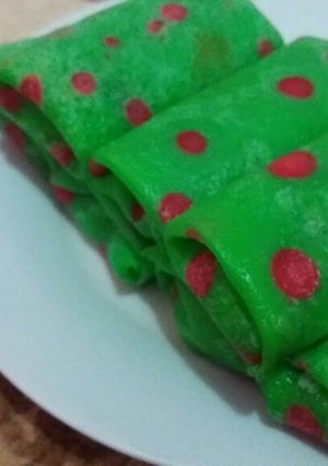 Foto resep Dadar Gulung Polkadot