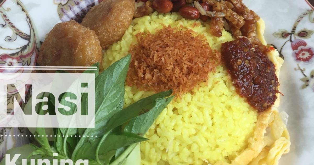 Resep Nasi kuning lengkap oleh Ravitarav (Dapur tita