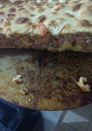 Una foto de Tarta jamón y queso