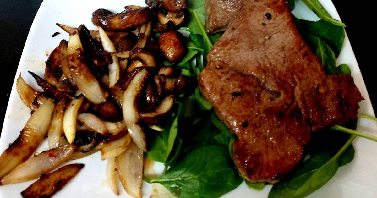 Peppered Rump My Peppered Rump Steak with chilli flavoured Mushroom + Onion π₯° Recipe ...