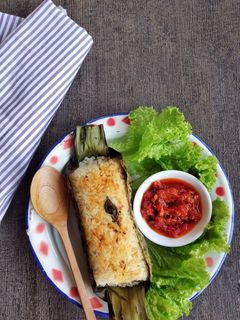 Foto resep Nasi Bakar Sambel Cuwe