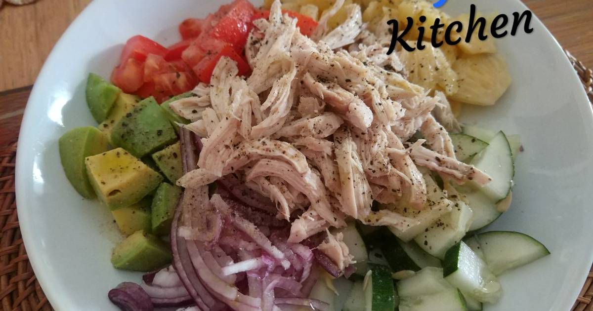 Resep Salad Ayam (menu diet) oleh Liztya Cookpad