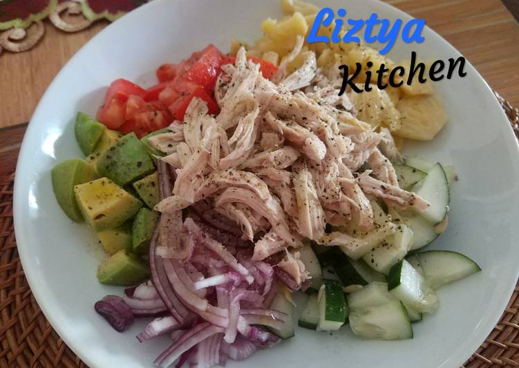 Salad Ayam (menu diet)