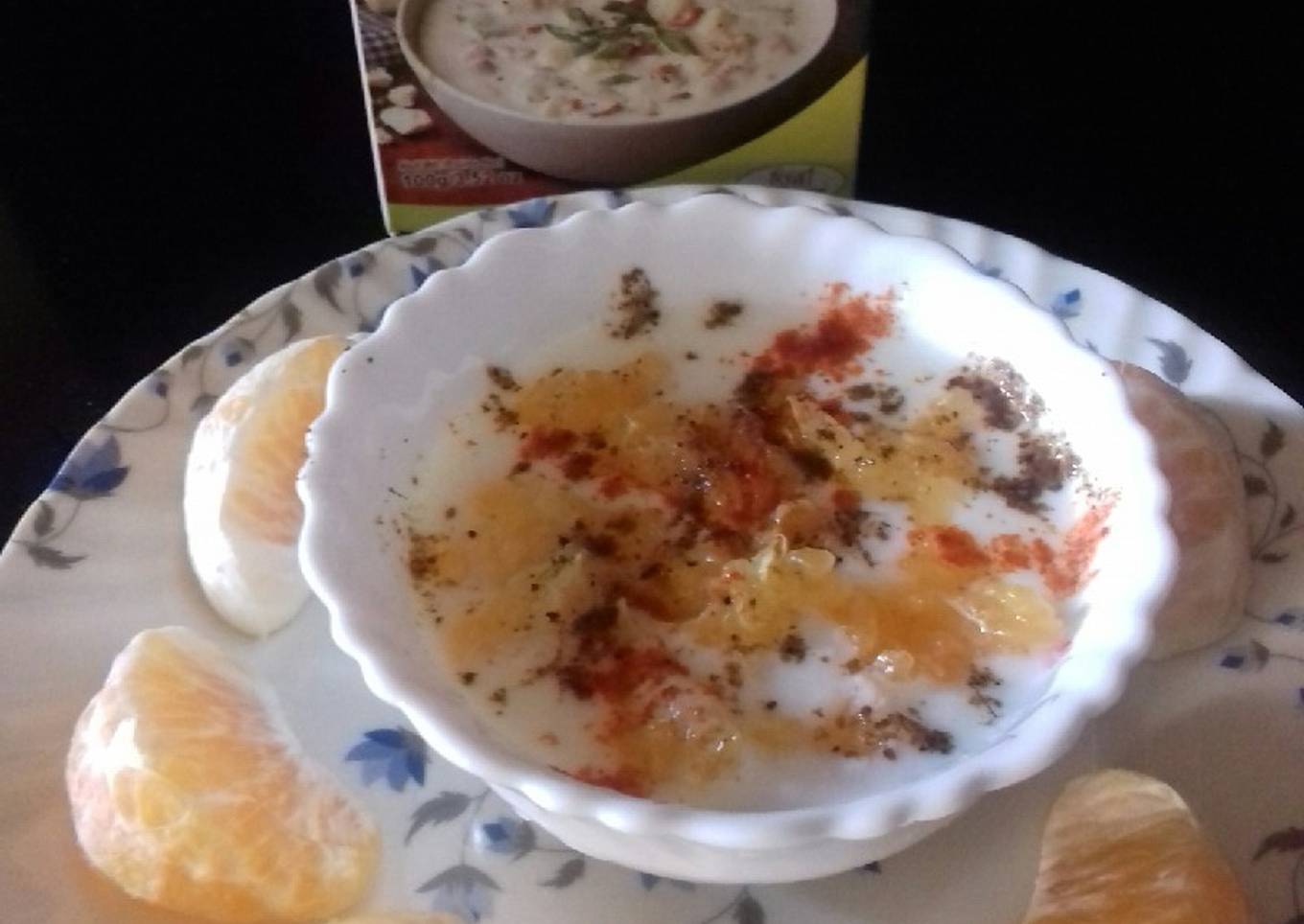 Orange raita