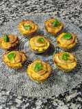 Muffins de brócoli con queso de cabra