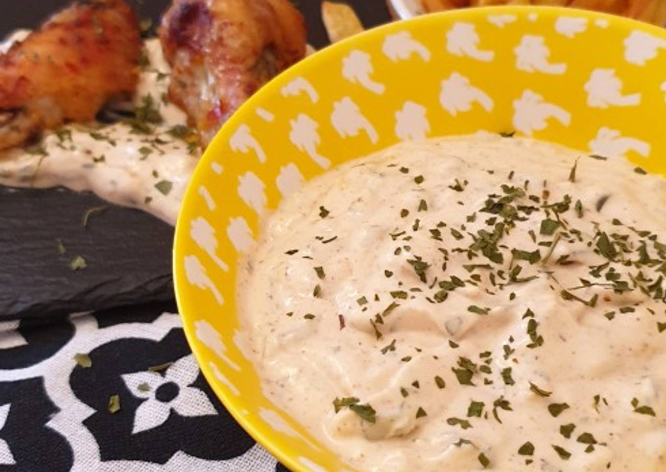 Salsa blanca picante (Spicy white sauce)