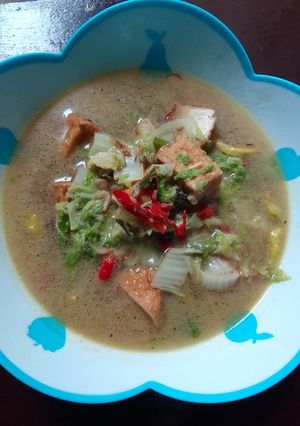 Foto resep Sawi Putih Kuah Santan 🤤🥰