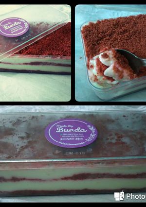 Foto resep Cheesecake oreo red velvet