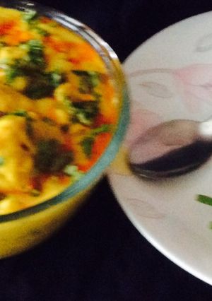 A picture of Raw Mango Kadhi.