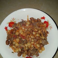 A picture of Beef Githeri.