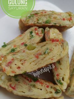 Foto resep Telur dadar gulung sayuran