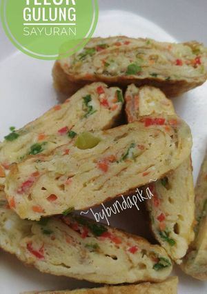 Foto resep Telur dadar gulung sayuran