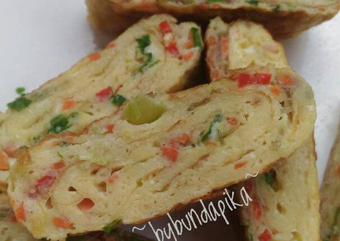 Resep Telur Dadar Gulung Sayuran Oleh Phikarahayu Cookpad