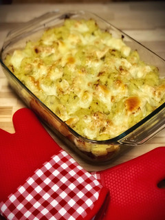 Una foto de Cottage pie —Pastel de carne o Pastel de papas—