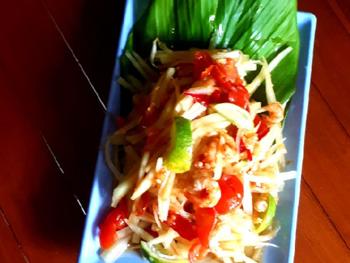 Bagaimana Menyiapkan Somtam  thai papaya salad Anti Gagal