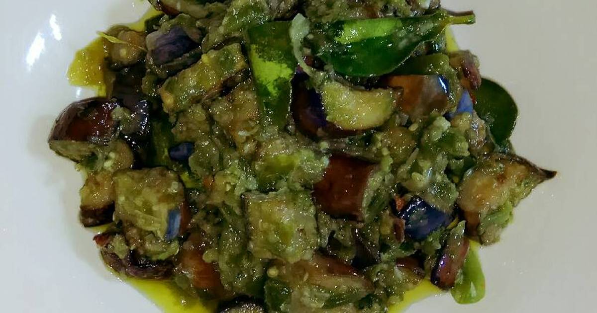 Terong ungu sambal ijo