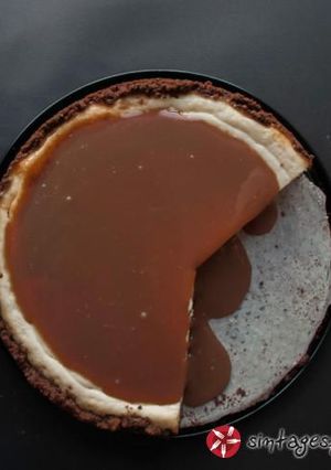 Φωτογραφία της συνταγής Salted Espresso Caramel Cheesecake