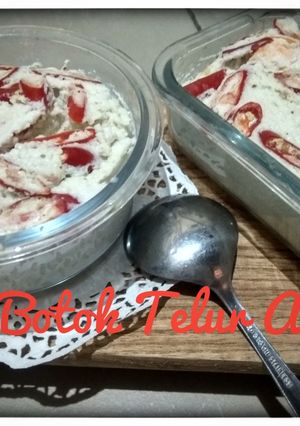 Foto resep Botok Telur Asin