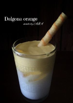 Foto resep Dalgona orange (nutrisari)