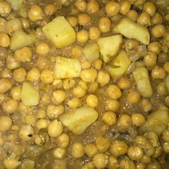 Aloo channy A picture of Aloo channy.