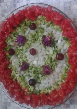 عکسی از دستور سالاد شیرازی