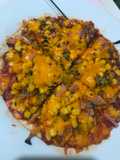 Pizza de tortilla de harina, al sartén