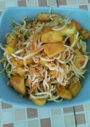 Foto resep Tumis toge vs tahu