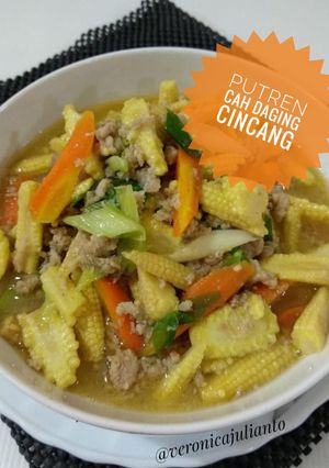 Foto resep Putren cah daging cincang